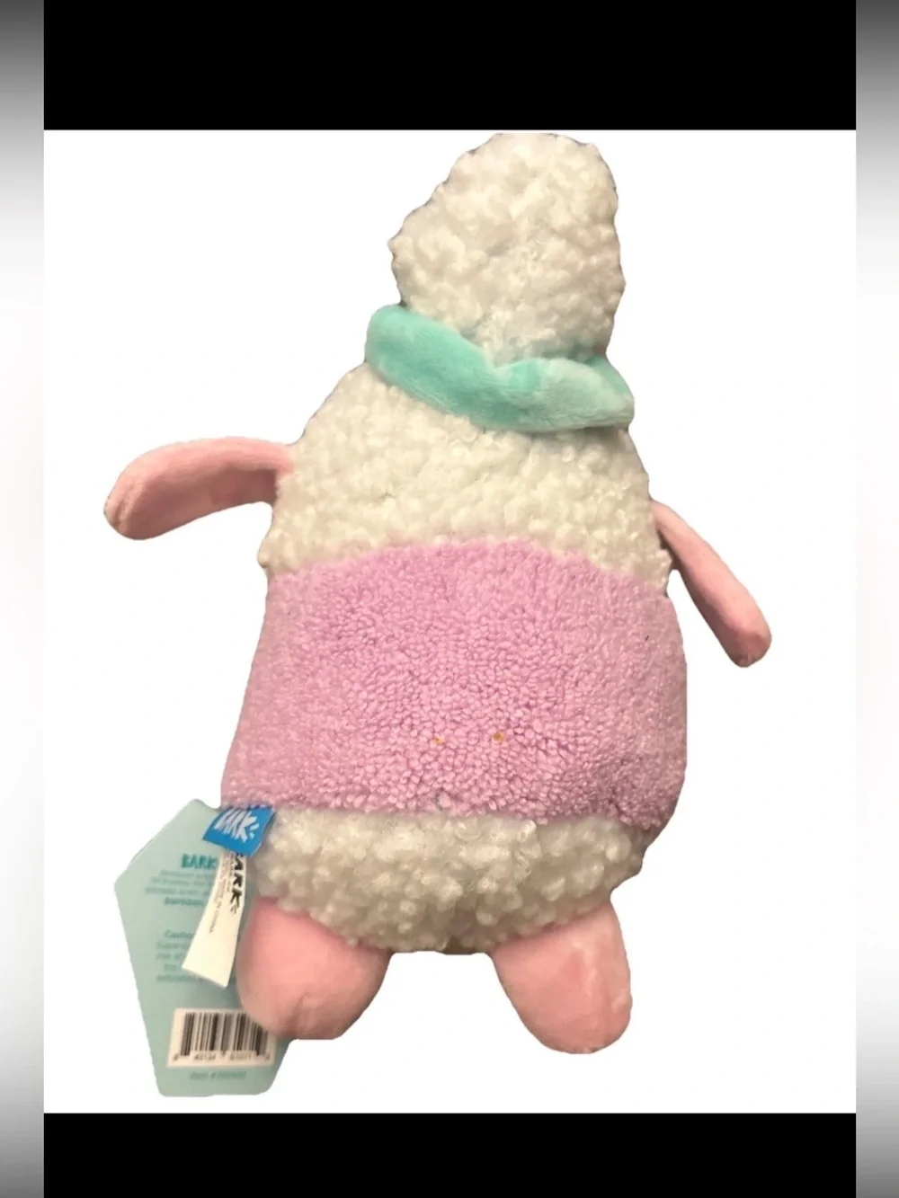 Bark Box Shauna in the Sauna Spa Day Sheep Plush Size Large Dog Toy NWT NEW